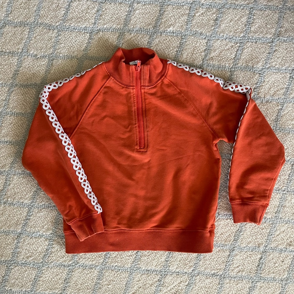 Janie and Jack orange sweatshirt